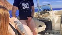 We make love on our boat
