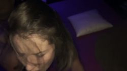 He takes me in a glory hole, he’s got a good cock