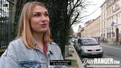 Frenchman loves pétanque and shows his boules to this blonde.