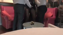 Petit apéro avec les copains puis on finit par baiser ma salope de femme