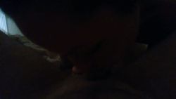 Blonde milf gives a hard blowjob