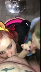 I’m lost in ecstasy as my girlfriends surprise me with a spooky night of pleasure