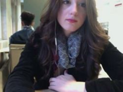 Amateur student dares to masturbate in library