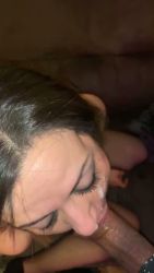 Amateur beurette facial experience