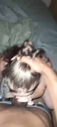 Je suce en laisse, vidéo amateur française