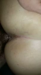 I pound her thick ass from behind bareback