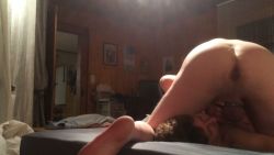 My tongue explores his ass as his mouth works my soaked pussy until i explode