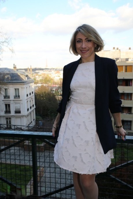 Blonde mature se fait baiser en collant sexy n°9